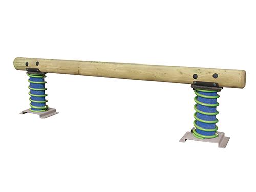 Circuit D'équilibre enfant Ressort - 2,4 x 0,2 x 0,55 m - Bois lamellé-collé traité autoclave classe IV_0