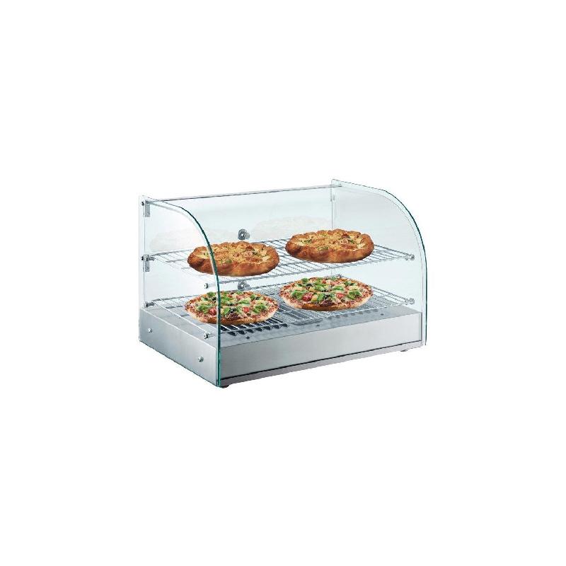 Vitrine inox chauffante 45 Litres de comptoir 800 W, 220 V - MONO_0