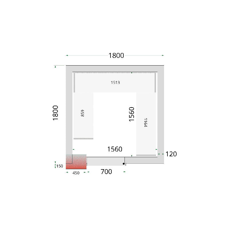 Panneaux de chambre froide 120 mm_0