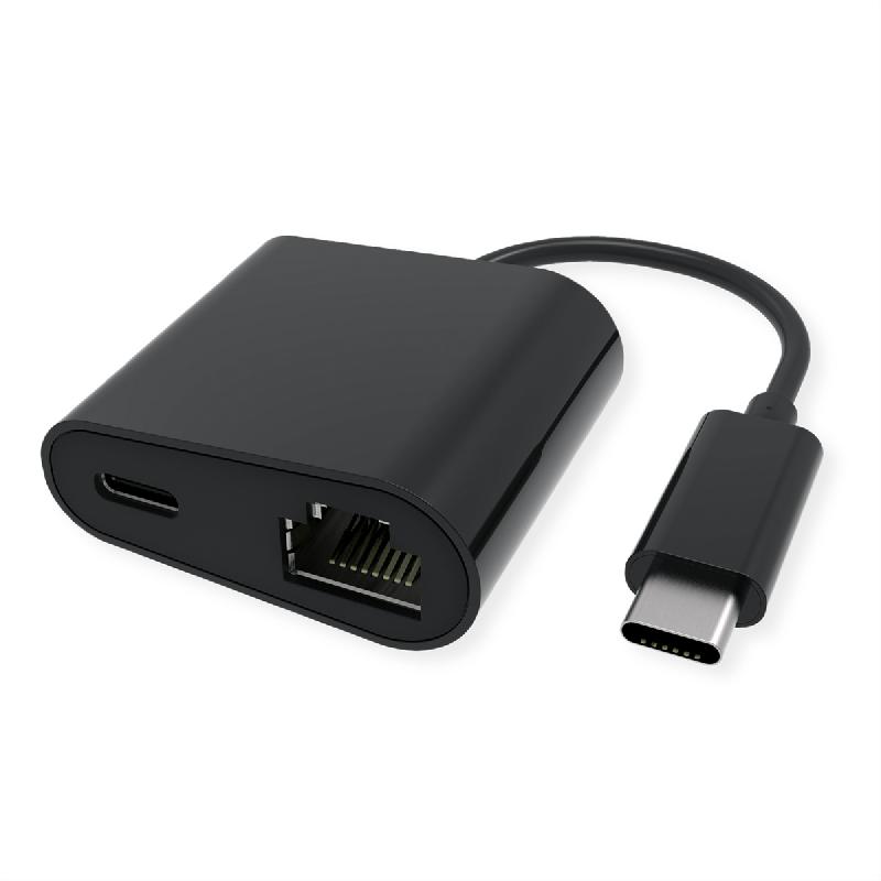 VALUE Convertisseur USB 3.2 Gen 2 type C - Gigabit Ethernet, + 1x PD, 100W_0