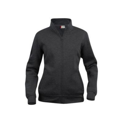 CLIQUE Sweat basic zippé femme Anthracite Chiné XS_0