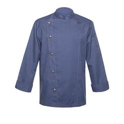 KARLOWSKY Veste de cuisine homme, jean, manches longues , vintage blue , 54 - 54 bleu 4040857022417_0