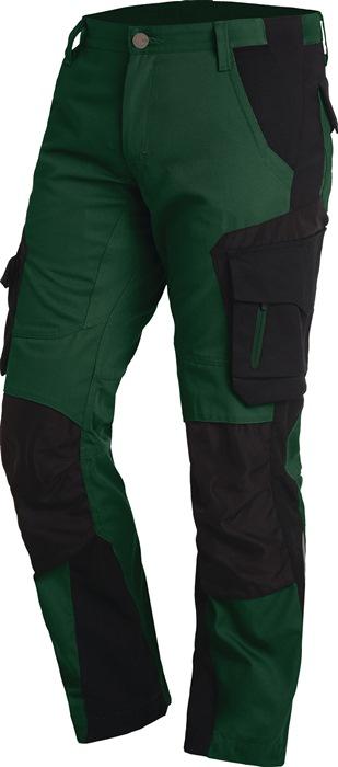 Pantalon de travail FLORIAN taille 52 vert/noir 50 % CO / 50 % PES FHB_0