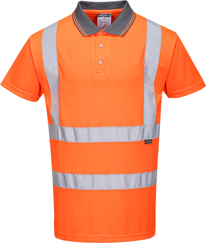 Polo haute visibilité ris orange rt22, xxl_0