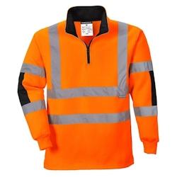 Portwest - Sweat-shirt Type Rugby XENON HV Orange Taille XS - XS orange 5036108290703_0