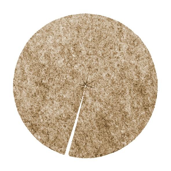 50 Disques de paillage laine naturelle - 30cm_0