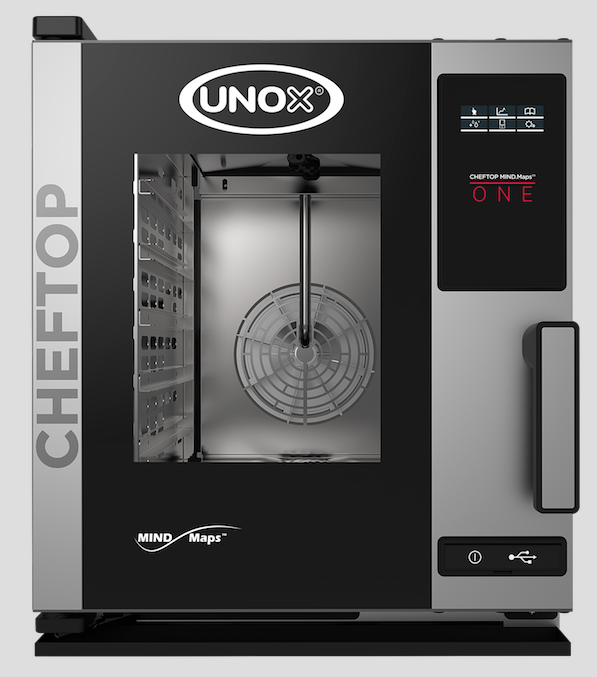 Unox - four mixte cheftop one - 5 niveaux gn 2/3 compact_0