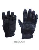 Gants anti-coupure noirs - Militaires, Gendarmerie, Police et Sécurité_0