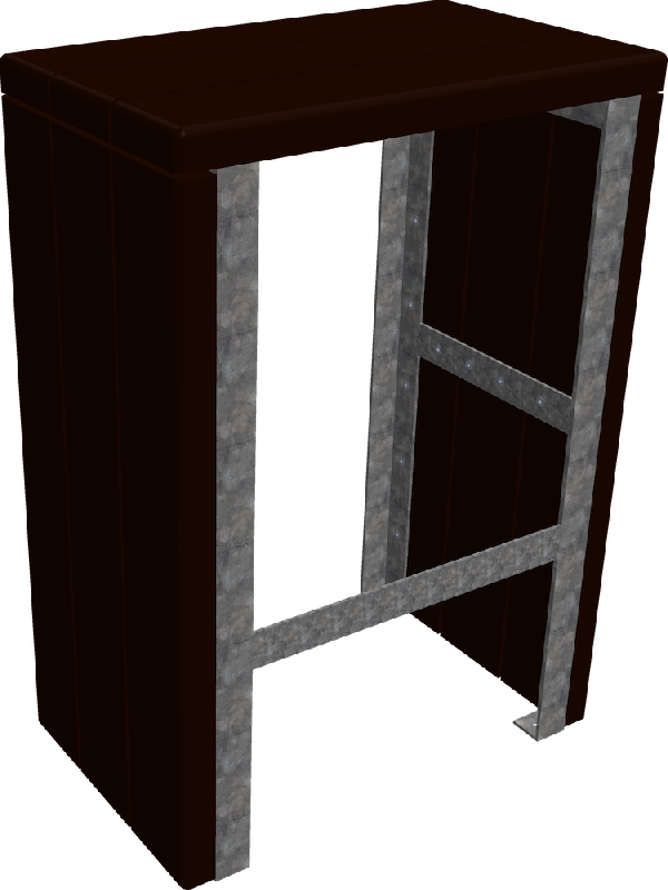 Tabouret haut Kizh  Réf :  KI12_0