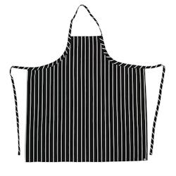 Gastronoble Chef Works Premium tablier à bavette noir blanc rayé - multi-matériau B248_0