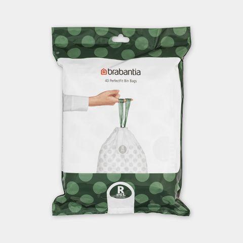 Sacs poubelle PerfectFit Brabantia - Pour Bo, Code R (36 litres) - Distributeur 40 sacs_0