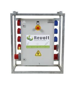 Armoires Électriques - 72kW (125A) - Tétraphasée avec bouton d'arrêt d'urgence_0