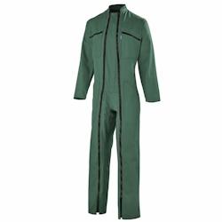 Cepovett - Combinaison de travail 2 Zip coton majoritaire Essentiels Vert Taille 5XL - XXXXXL vert 3184373096482_0