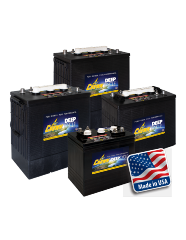 Lot de 4 batteries CROWN CR220HD 6V 220Ah - 40208591-defaultCombination_0
