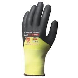 Coverguard - Gants anti coupures jaune noir HPPE enduit nitrile EUROCUT N318HVC (Pack de 5) Jaune / Noir Taille 10 - 5450564020009_0