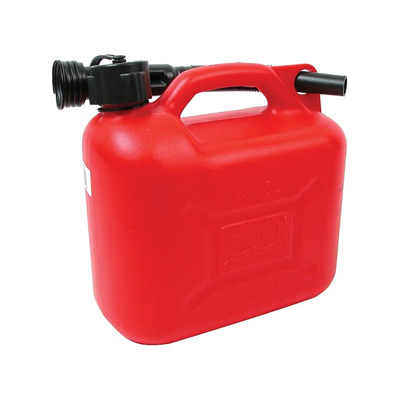 Jerrican tole métal hydrocarbure 5 litres