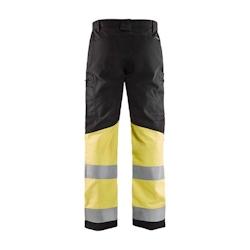 Pantalon artisan haute visibilité  +STRETCH noir|jaune T.38 Blaklader - 38 polyester 7330509539828_0