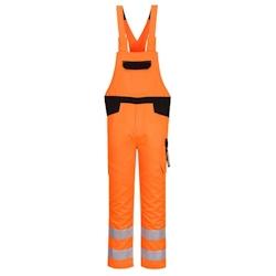 Portwest - Cotte à bretelles haute visibilité PW2 Orange / Noir Taille S - S orange 5036108368112_0