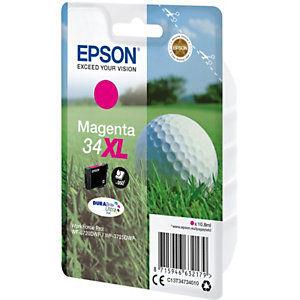 Epson 34 XL 'Golf ball' Cartouche d'encre originale grande capacité (C13T34734010) - Magenta_0