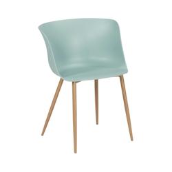 Now's Home - Lot 4 Fauteuils De Table Celadon En Polypropylene 55,5x54,5xh75 Cm Olly - 3256390231167_0