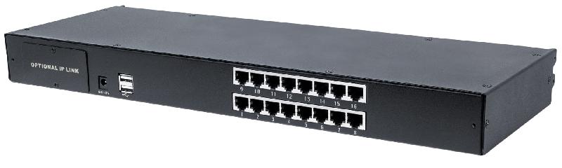 Commutateur KVM modulaire CAT5 VGA 16 ports - Bravour®_0