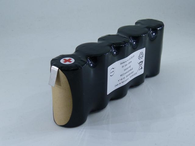 BATTERIE NICD 5X C 5S1P ST1 6V 3AH T2_0