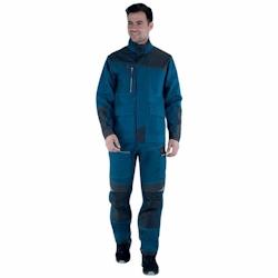 Lafont - Pantalon de travail SPANNER Bleu Pétrole / Gris Foncé Taille 3XL - XXXL bleu 3609705738323_0