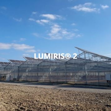 Serre photovoltaïque avec trackers -  LUMIRIS® 2_0