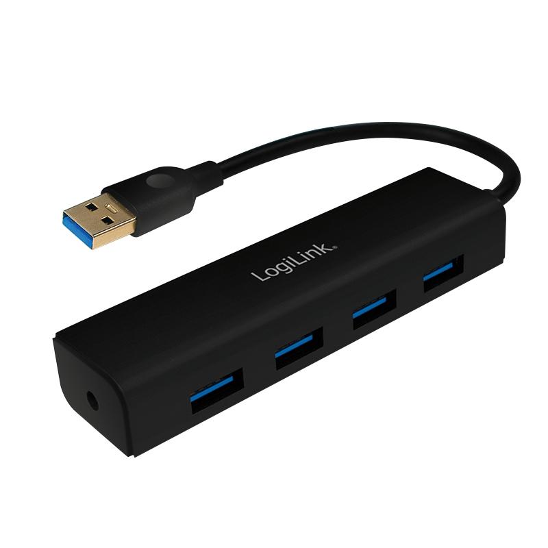 LOGILINK UA0295 USB 3.0 (3.1 GEN 1) TYPE-A 5000MBIT/S NOIR HUB & CONCE_0