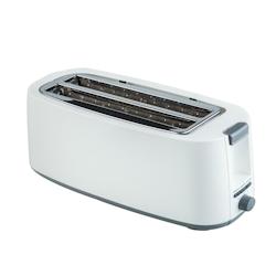 KUKEN Küken Grille-Pain Électrique 2 Grandes Fentes 1400 W Blanc - 8425160380878_0