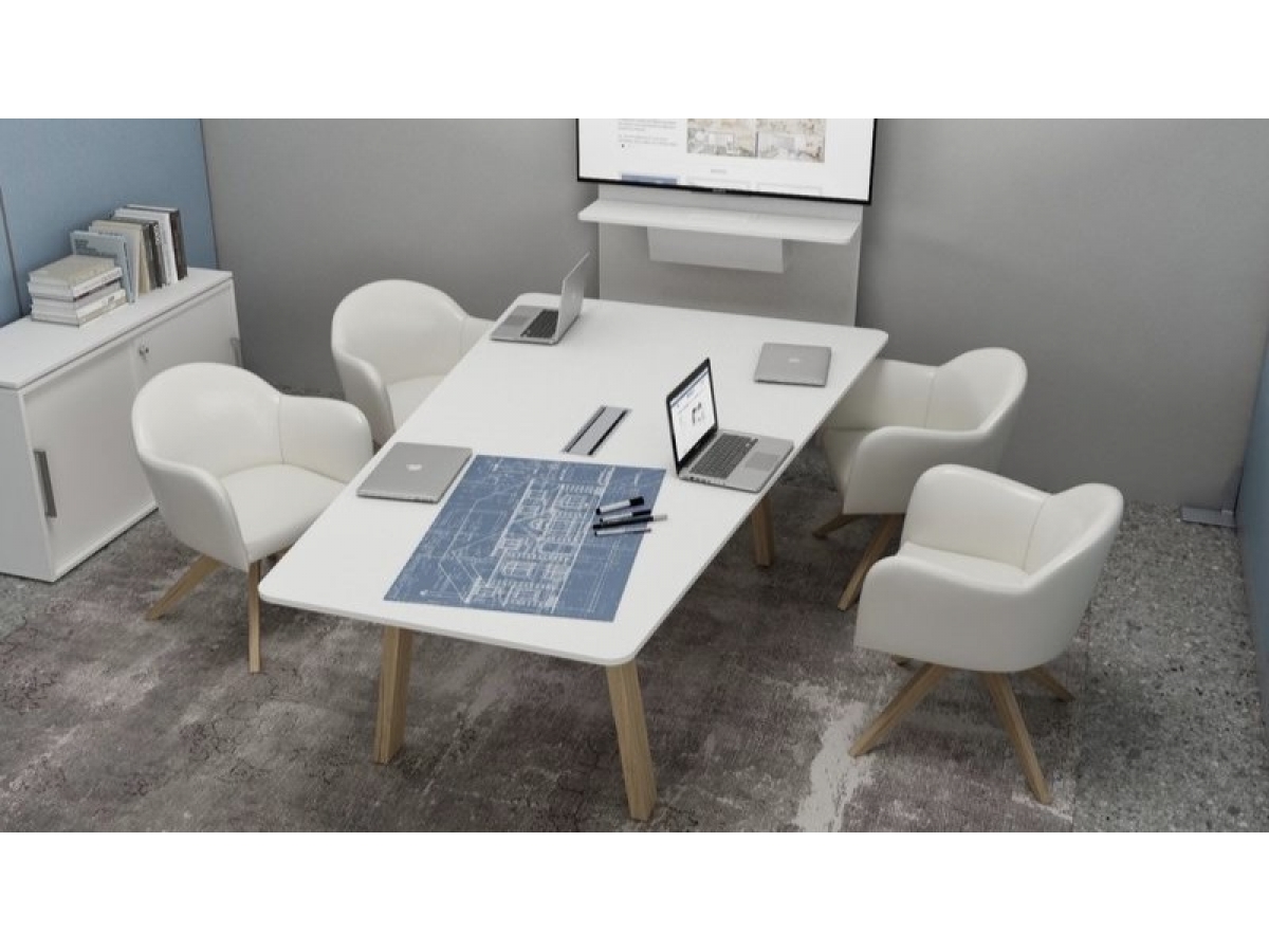 Table connectée moderne, idéale pour les réunions d'affaire, le travail en équipe et les présentations - TAKE OF EVO & COUNTRY_0