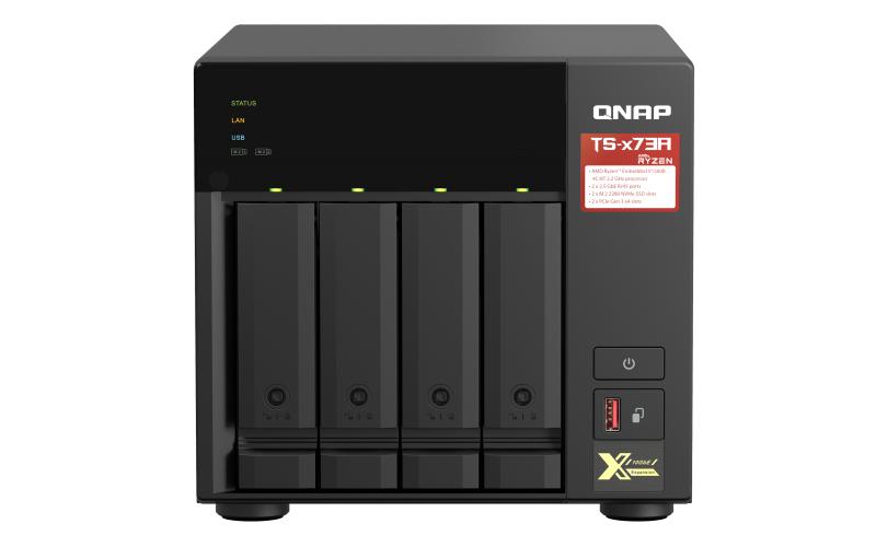 Qnap ts-473a nas tower ethernet/lan noir v1500b_0