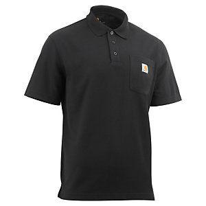 Carhartt Polo manches courtes - Noir - Taille S_0