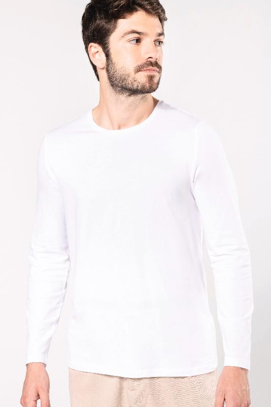 T-shirt col rond manches longues homme -  Réf: K3016_0