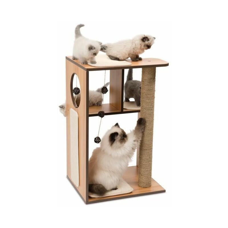 Arbre A Chat V Box Large Naturel Vesper Comparer Les Prix De Arbre A Chat V Box Large Naturel Vesper Sur Hellopro Fr