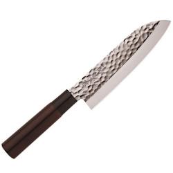 Couteau Japonais Santoku Lame Martelée Sekiryu SRH100 16.5cm - SRH100_0