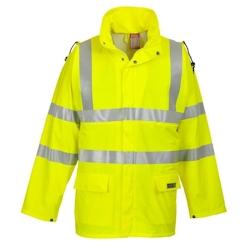 Portwest - Veste de pluie imperméable et coupe-vent antistatique haute visibilité SEALTEX FLAME Jaune Taille S - S jaune 5036108207268_0