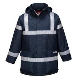 Portwest - Veste de pluie résistant à la flamme BIZFLAME Bleu Marine Taille 2XL - XXL bleu 5036108298181_0