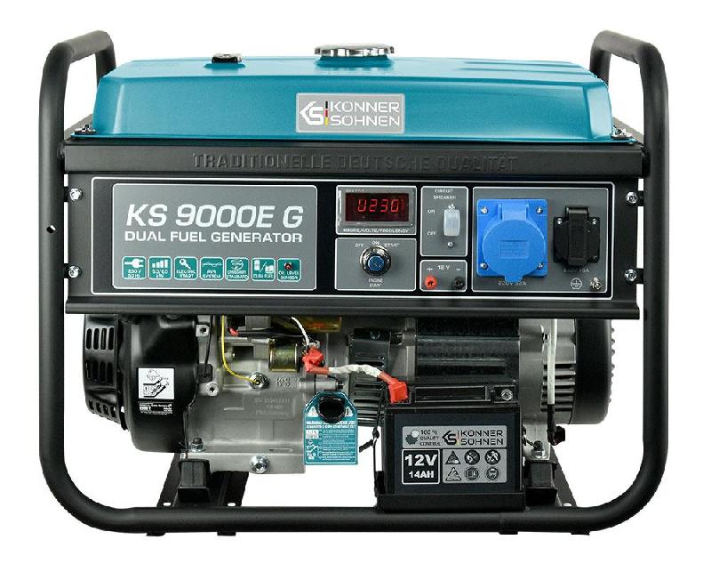 Groupe électrogène monophasé hybride 6 kW AVR+DE - Könner & Söhnen - 9000E G_0