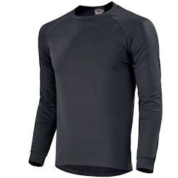 Lafont - Tee-shirt de travail chaud manches longues PHILOTAS Noir Taille L - L 3609702655500_0
