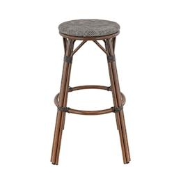 Tabouret Dijon, France mobilier chr - marron aluminium 3760326526888_0