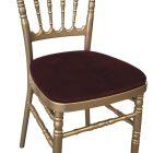 Lot de 6 Chaises - NAPOLÉON Premium en Polypropylène Doré_0