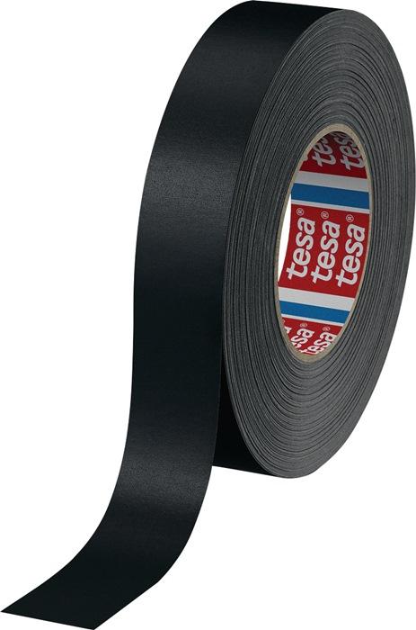 Adhésif toilé tesaband® Premium 4651 noir longueur 50 m largeur 30 mm rouleau TESA_0