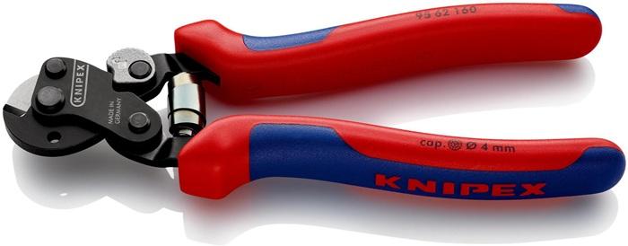 Cisaille à  câble métallique longueur 160 mm poli gaines multicomposant KNIPEX_0