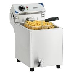 Friteuse électrique avec vanne de vidange 7 litres - GCFEV7B_0