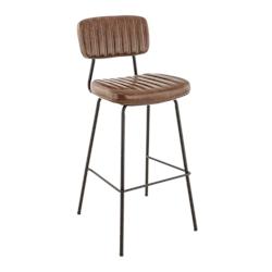 Lot de 2 Tabourets Londres Cognac 108 x 45x 49 cm, France Mobilier Chr - brown 3760326525140_0