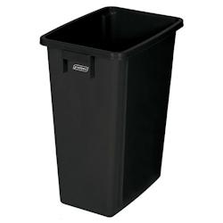 PROBBAX - PB-1080-BLA - Collecteur de tri sans couvercle (60 L) - 32 x 46 x 58 cm - Noir - noir plastique polypropylène PB-1080-BLA_0