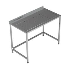 Table inox avec bac égouttage - 1200 x 650 - Combisteel - - 3667335006366_0