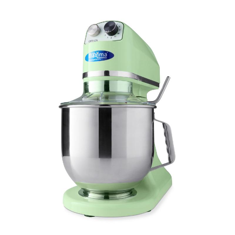 Mixer planétaire - 7 L - jusqu'à 2 kg de pâte - vert Maxima 09300153_0