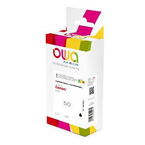 OWA Cartouche d'encre remanufacturée compatible pour Canon PG-50 - Noir_0